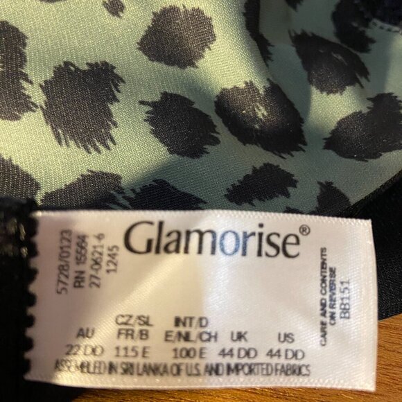 **Glamorise** Women's Wonderwire Front-closure Bra Underwire #1245 - Picture 8 of 9